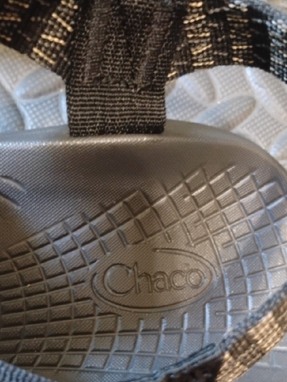 Chaco Gray Webbing Adventure Sandals - Picture 2 of 6